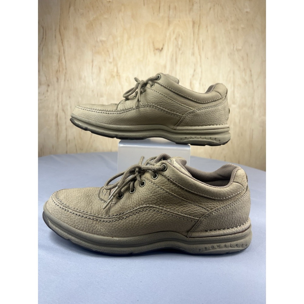 Rockport Pro Walker World Tour Classic Lace-Up Shoes Unisex Size 10M Brown